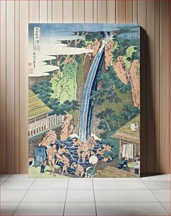 Πίνακας, Hokusai's Sō̄shū ōyama rōben no taki