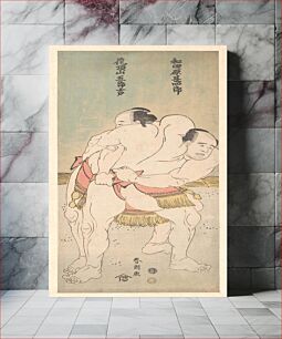 Πίνακας, Hokusai's sumo wrestler