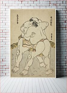 Πίνακας, Hokusai's sumo wrestler