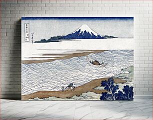 Πίνακας, Hokusai's The Jewel River in Musashi Province (1830–1833)