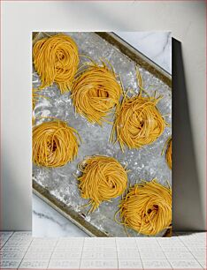 Πίνακας, Homemade Pasta Nests Σπιτικές Φωλιές Ζυμαρικών
