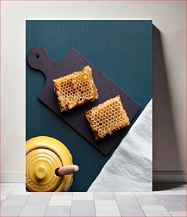 Πίνακας, Honeycomb on Cutting Board Κηρήθρα σε σανίδα κοπής