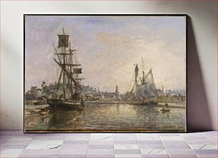 Πίνακας, Honfleur by Johan Barthold Jongkind