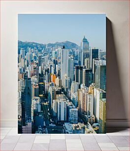 Πίνακας, Hong Kong Cityscape Αστικό τοπίο του Χονγκ Κονγκ