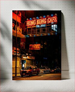 Πίνακας, Hong Kong Nightlife Νυχτερινή ζωή στο Χονγκ Κονγκ