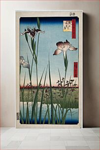 Πίνακας, Horikiri Iris Garden, 1857, intercalary 5th monthUtagawa Hiroshige
