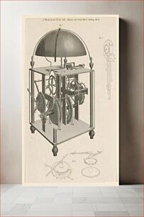 Πίνακας, Horology: Thirty Hours Clock, pl. IX from "A Cyclopaedia of Horology - Rees's Clocks Watches and Chronometers", Abraham Rees