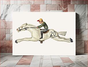 Πίνακας, Horse and Jockey (ca. 1939) by Palmyra Pimentel