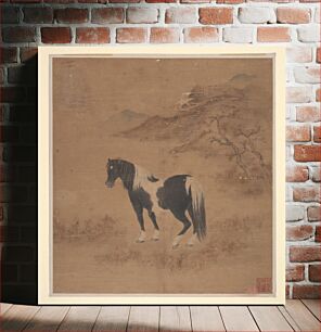 Πίνακας, Horse and Landscape by Unidentified artist