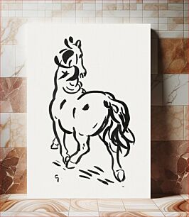 Πίνακας, Horse (ca. 1891–1941) by Leo Gestel