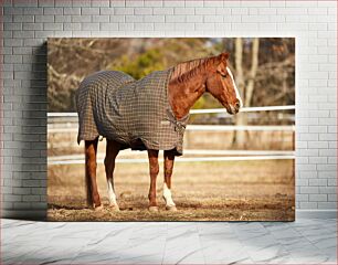 Πίνακας, Horse in Blanket Άλογο σε κουβέρτα