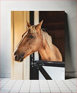 Πίνακας, Horse in Stable Άλογο στο στάβλο