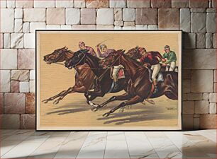 Πίνακας, [Horse race with four riders]