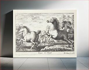 Πίνακας, Horses by Albert Flamen