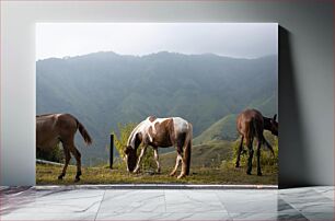 Πίνακας, Horses Grazing in the Hills Άλογα που βόσκουν στους λόφους