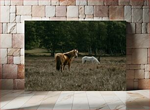 Πίνακας, Horses in a Field Άλογα σε ένα χωράφι