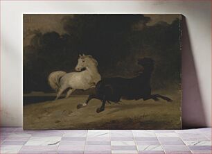 Πίνακας, Horses in a Thunderstorm