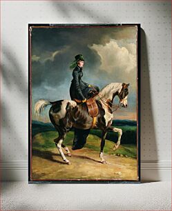 Πίνακας, Horsewoman by Théodore Gericault