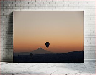 Πίνακας, Hot Air Balloon at Dusk Μπαλόνι ζεστού αέρα στο σούρουπο