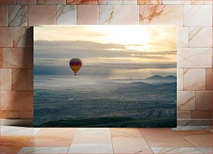 Πίνακας, Hot Air Balloon at Sunrise Μπαλόνι ζεστού αέρα στο Sunrise