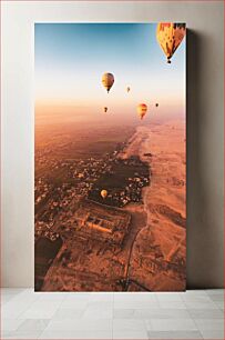 Πίνακας, Hot Air Balloons at Sunrise Μπαλόνια ζεστού αέρα στο Sunrise