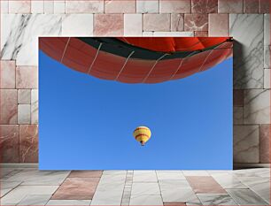 Πίνακας, Hot Air Balloons in Clear Sky Μπαλόνια ζεστού αέρα στον καθαρό ουρανό