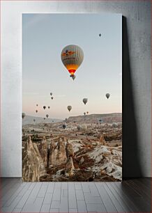 Πίνακας, Hot Air Balloons over Cappadocia Μπαλόνια ζεστού αέρα πάνω από την Καππαδοκία