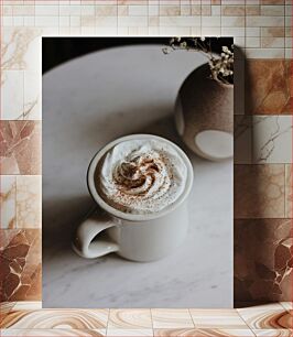 Πίνακας, Hot Cocoa with Whipped Cream Ζεστό κακάο με σαντιγί