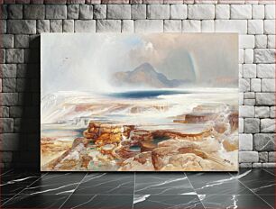 Πίνακας, Hot Springs of the Yellowstone by Thomas Moran