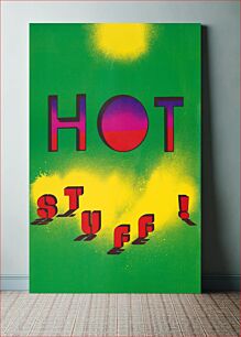 Πίνακας, Hot stuff! An invitational exhibition of sculpture in cast metal (1985) poster by Lanny Sommese