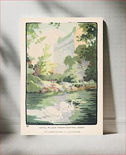 Πίνακας, Hotel Plaza from Central Park (1914) by Rachael Robinson Elmer. Ori
