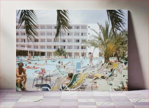 Πίνακας, Hotel Poolside Relaxation Ξενοδοχείο Χαλάρωση δίπλα στην πισίνα