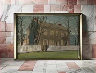 Πίνακας, House with Picket Fence