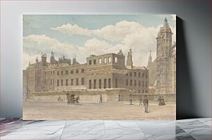 Πίνακας, Houses Adjacent to Westminster Abbey in the Process of Demolition