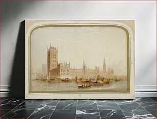 Πίνακας, Houses of Parliament by George Baxter