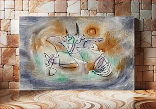 Πίνακας, Howling Dog (1928) by Paul Klee