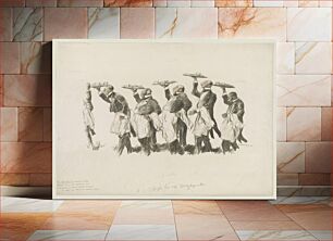 Πίνακας, Hundreds of black waiters marched in with each course in military order (1919) by George Hand Wright