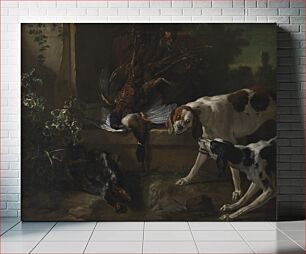 Πίνακας, Hunting dogs and game by Jean Baptiste Oudry