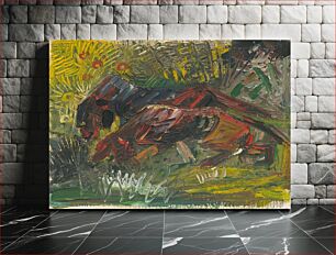 Πίνακας, Hunting dogs by Arnold Peter Weisz Kubínčan