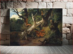 Πίνακας, Hunting in the Pontine Marshes (1833) by Horace Vernet