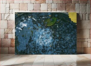 Πίνακας, Hydrangea and Blueberries in Water Ορτανσία και βατόμουρα στο νερό