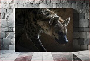 Πίνακας, Hyena in the Shadows Η ύαινα στις σκιές