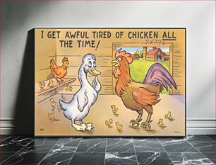 Πίνακας, I get awful tired of chicken all the time!