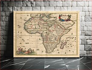Πίνακας, ِAfrica map (1689) by van Schagen