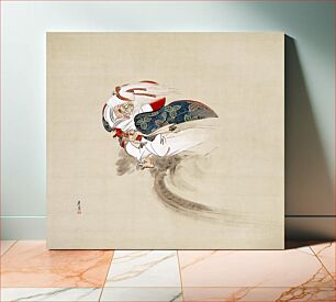 Πίνακας, Ibaraki (1882) by Shibata Zeshin