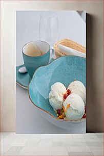 Πίνακας, Ice Cream and Coffee Παγωτό και Καφές