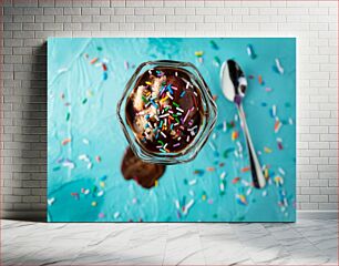 Πίνακας, Ice Cream with Sprinkles Παγωτό με Πασπαλίσματα