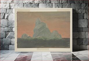 Πίνακας, Iceberg Against Evening Sky, Frederic Edwin Church