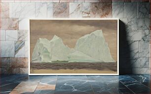 Πίνακας, Icebergs Under Cloudy Skies, Frederic Edwin Church
