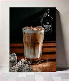 Πίνακας, Iced Coffee with Cream Παγωμένος Καφές με Κρέμα